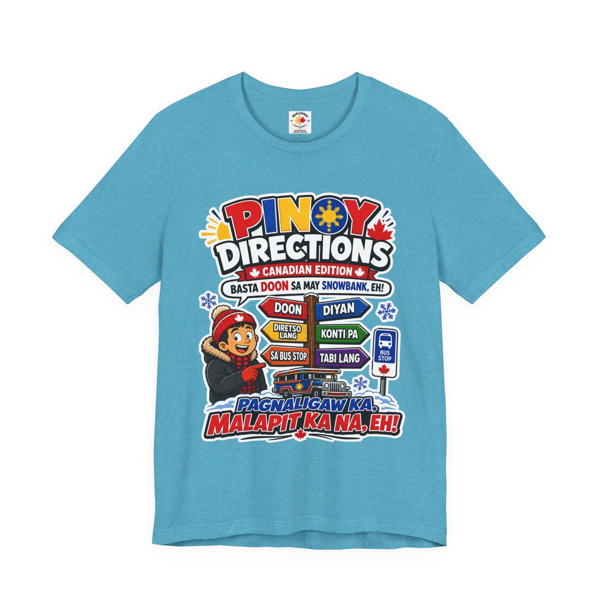 Pinoy Directions: Canadian Edition — Funny Filipino Tee