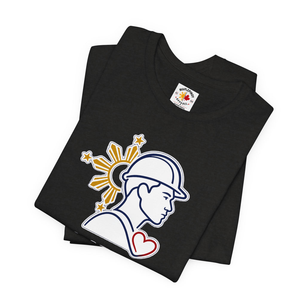 Kayod Para sa Pamilya — Filipino Construction Worker Pride Tee