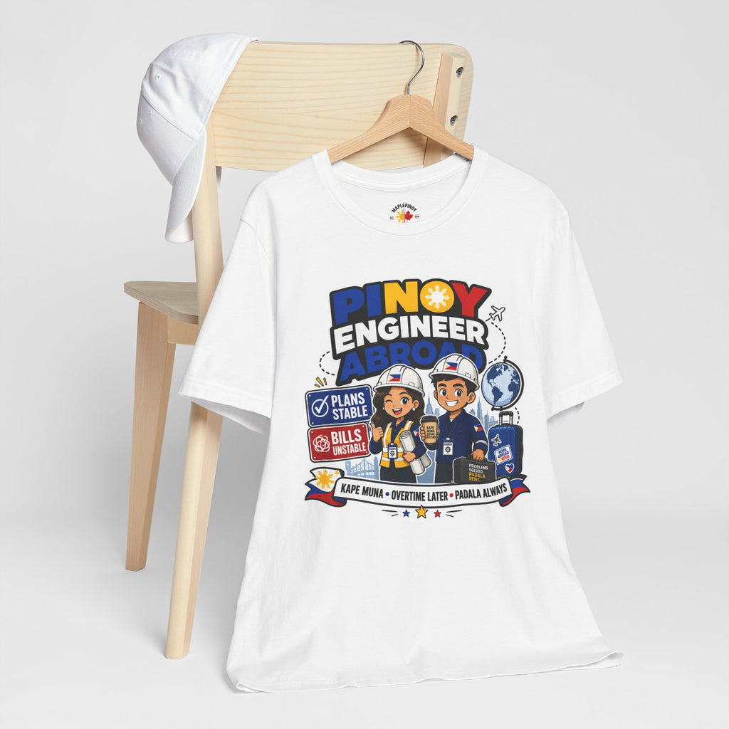 Plans Stable, Bills Unstable — Funny Filipino Engineer OFW Tee