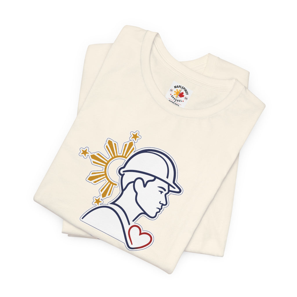 Kayod Para sa Pamilya — Filipino Construction Worker Pride Tee