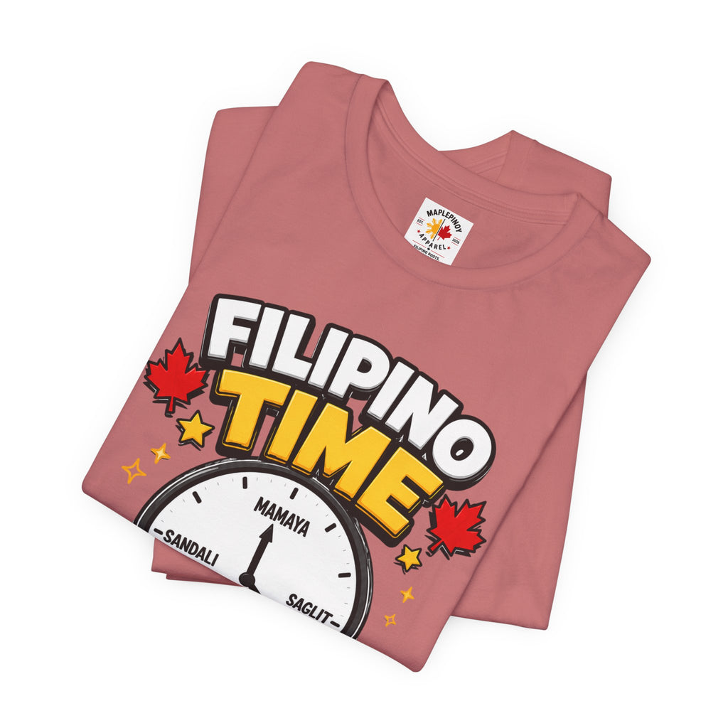 Filipino Time — Funny Pinoy Canadian Clock Tee