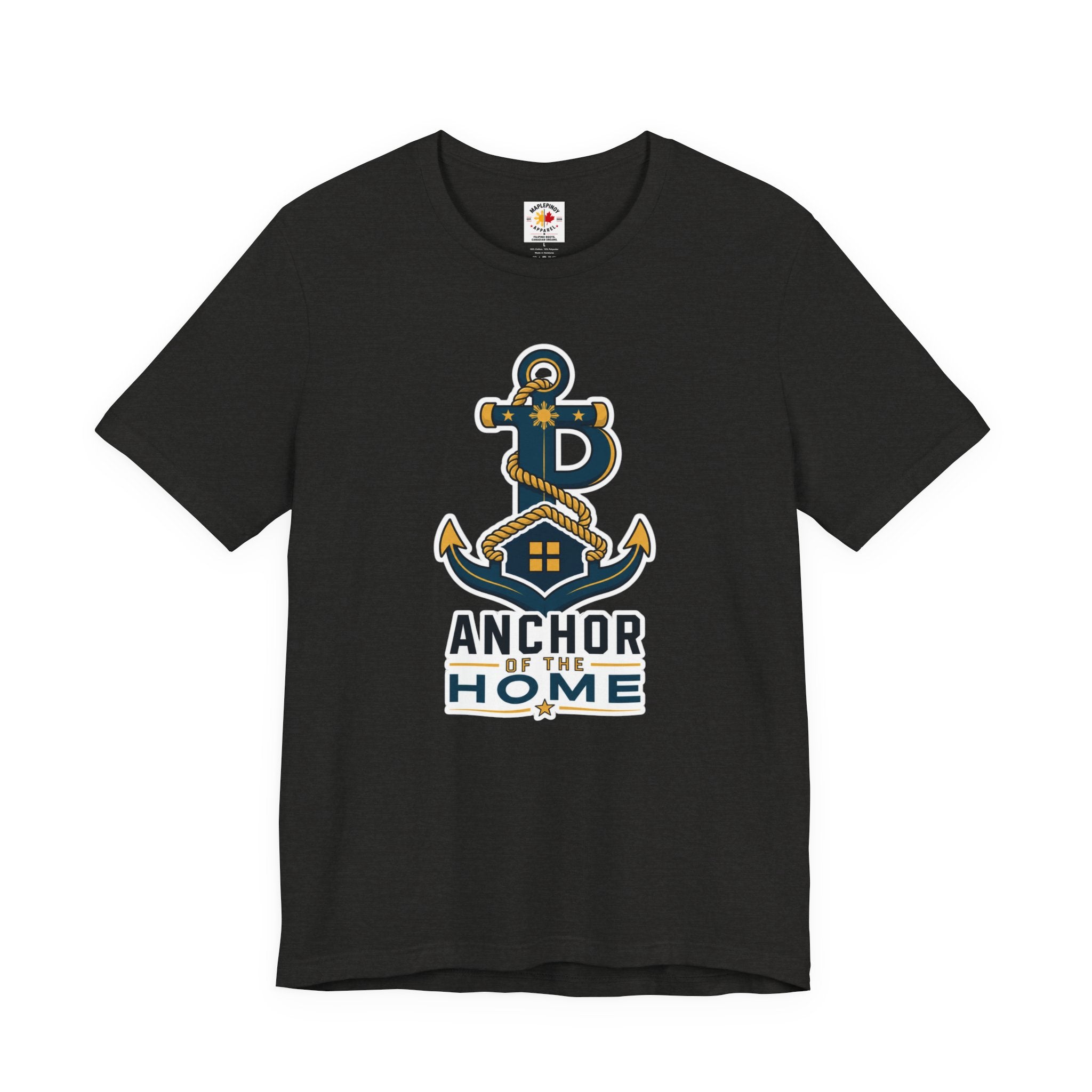 Anchor of the Home Filipino T-Shirt — Anchor, Rope & Home Design for OFWs, Dads & Seafarers
