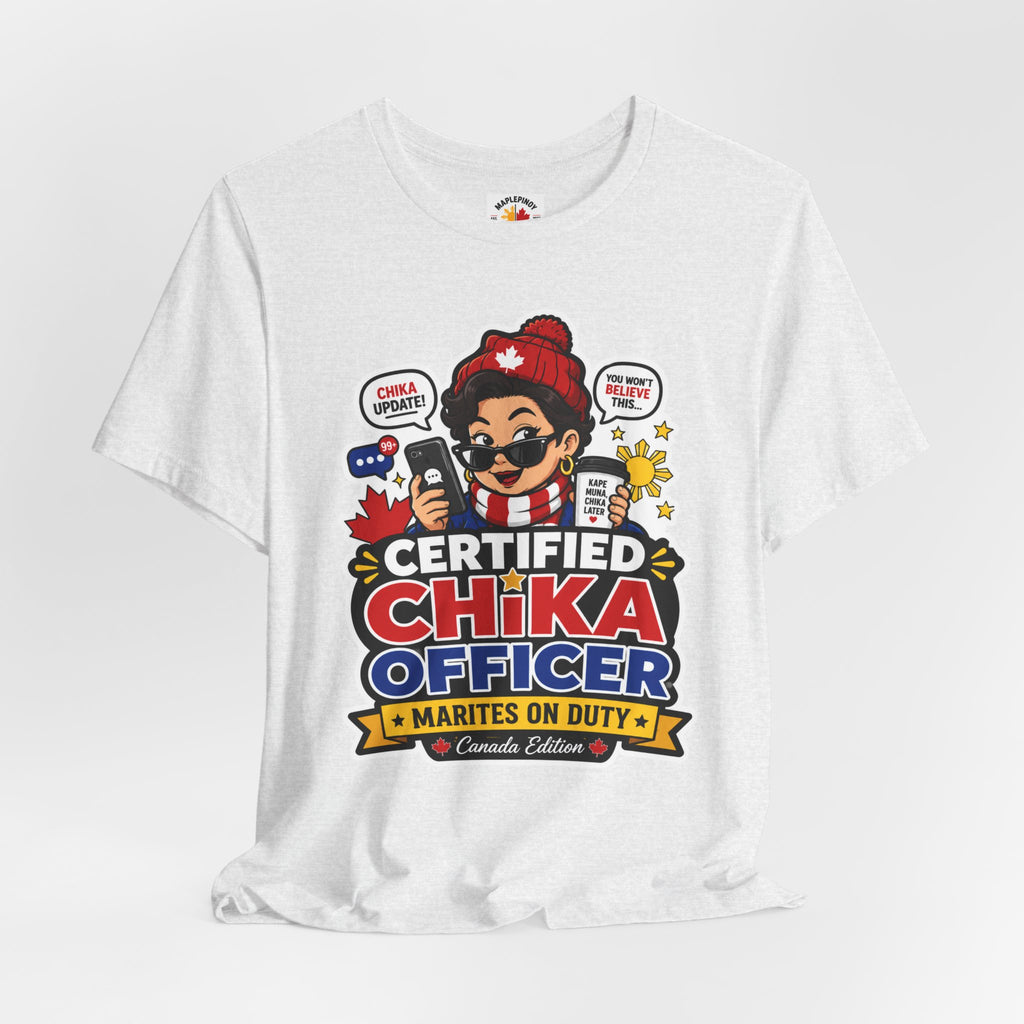 Certified Chika Officer — Funny Filipino Pride Tee