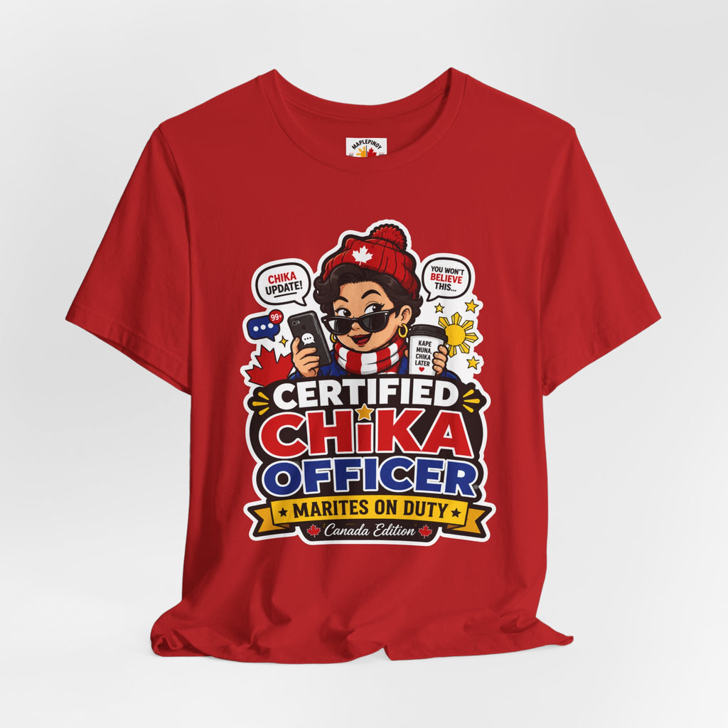 Certified Chika Officer — Funny Filipino Pride Tee