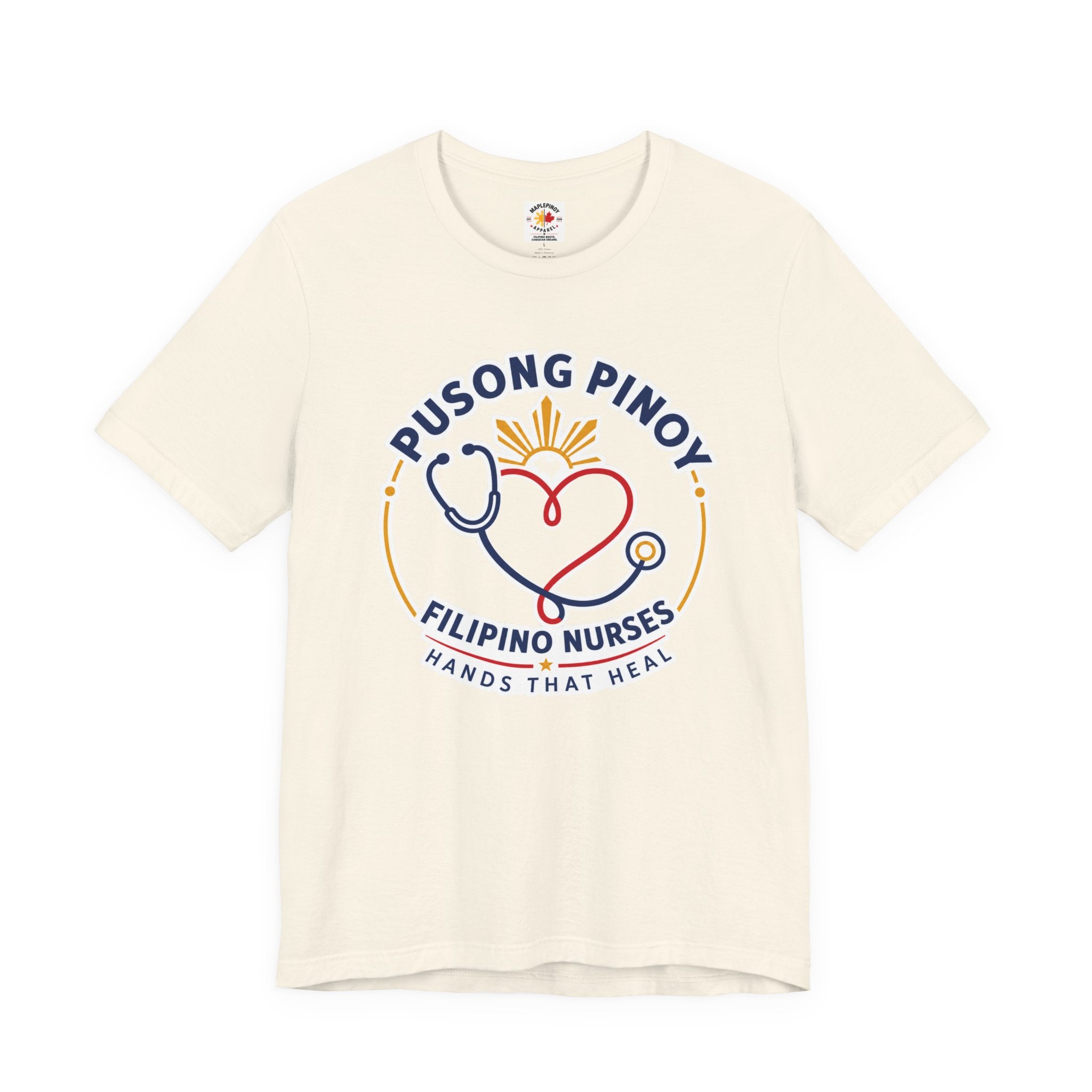Pusong Pinoy, Hands That Heal — Filipino Nurse Pride Shirt
