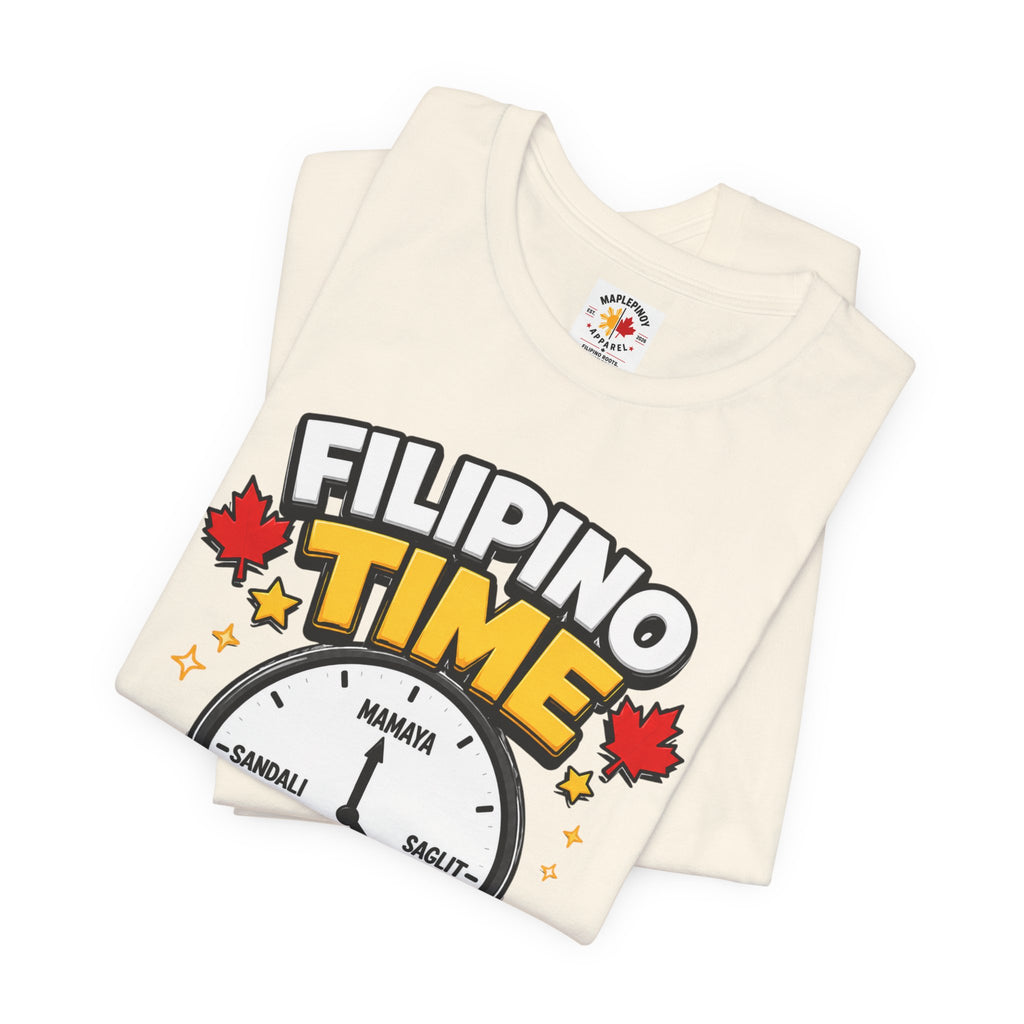 Filipino Time — Funny Pinoy Canadian Clock Tee