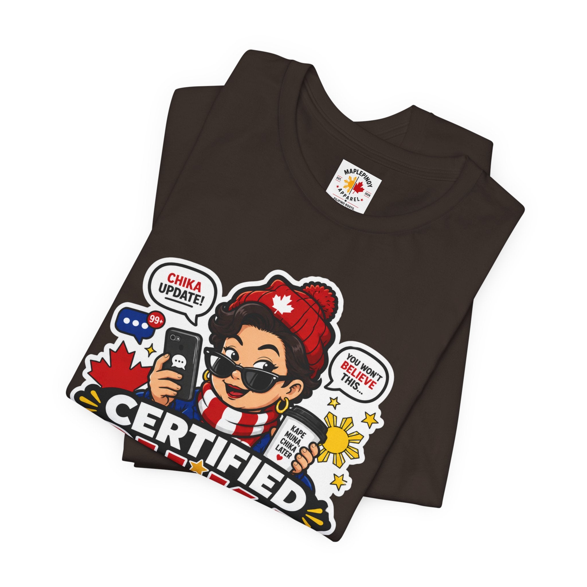 Certified Chika Officer — Funny Filipino Pride Tee
