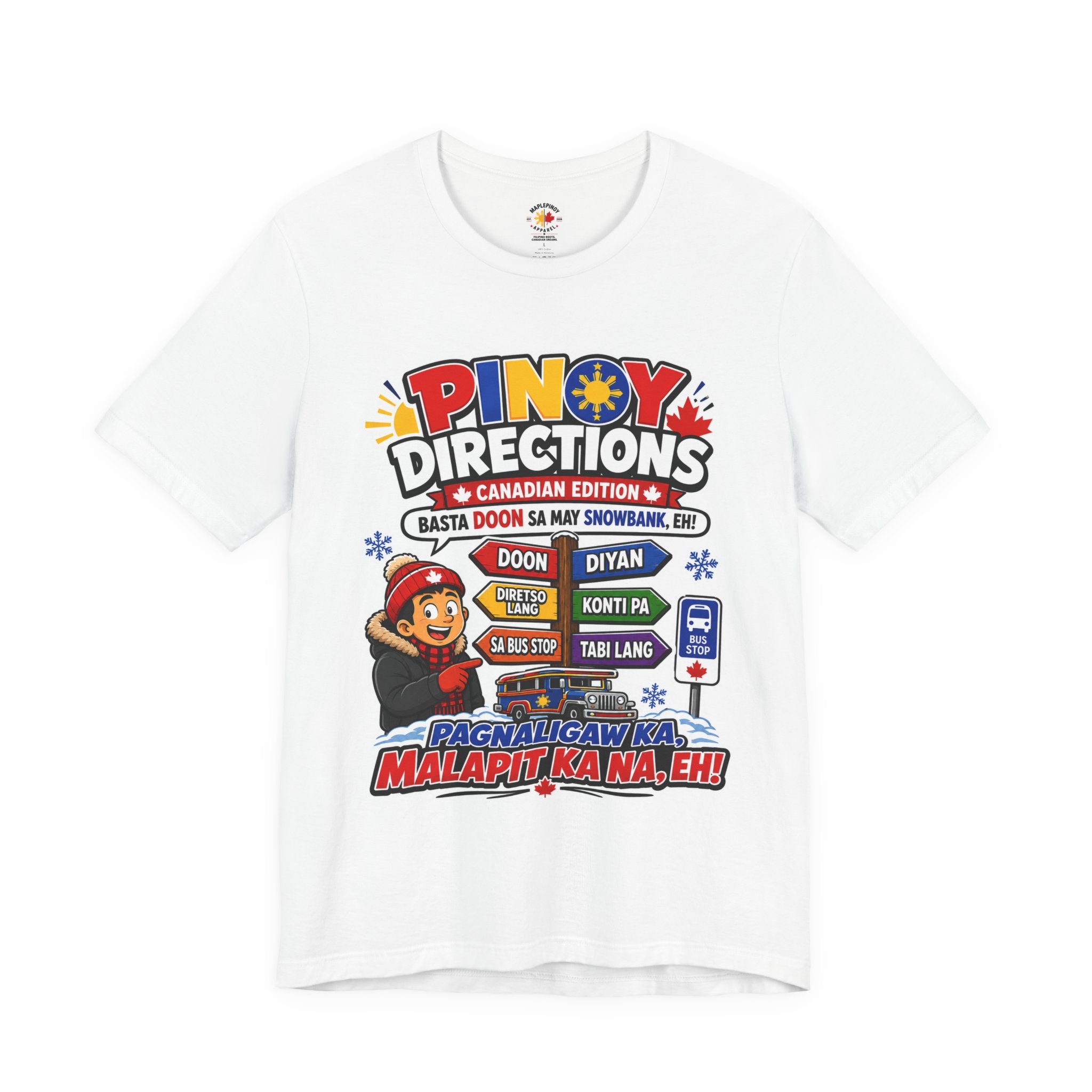 Pinoy Directions: Canadian Edition — Funny Filipino Tee