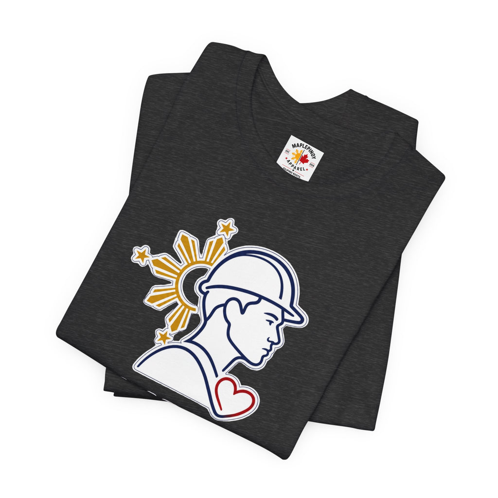 Kayod Para sa Pamilya — Filipino Construction Worker Pride Tee