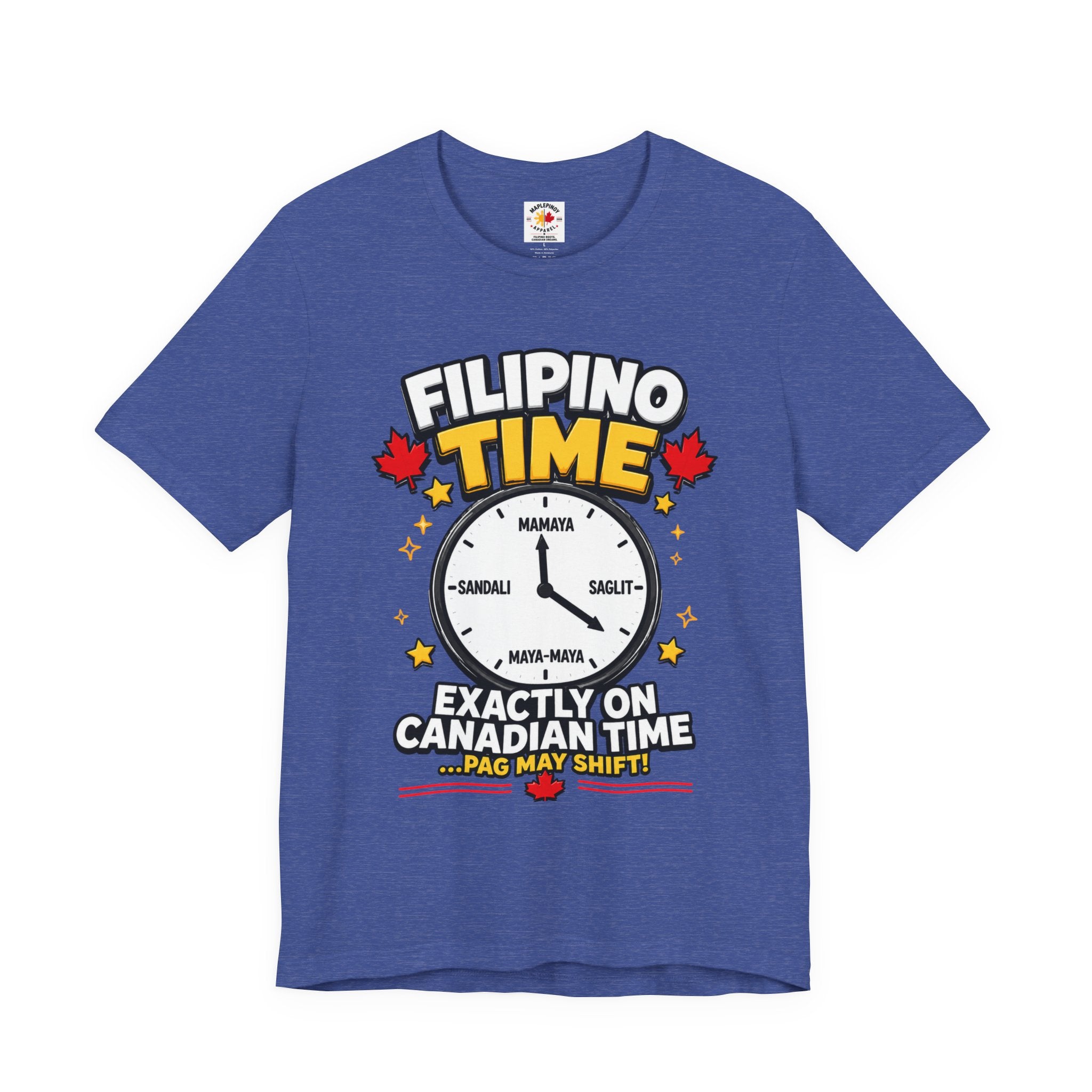 Filipino Time — Funny Pinoy Canadian Clock Tee
