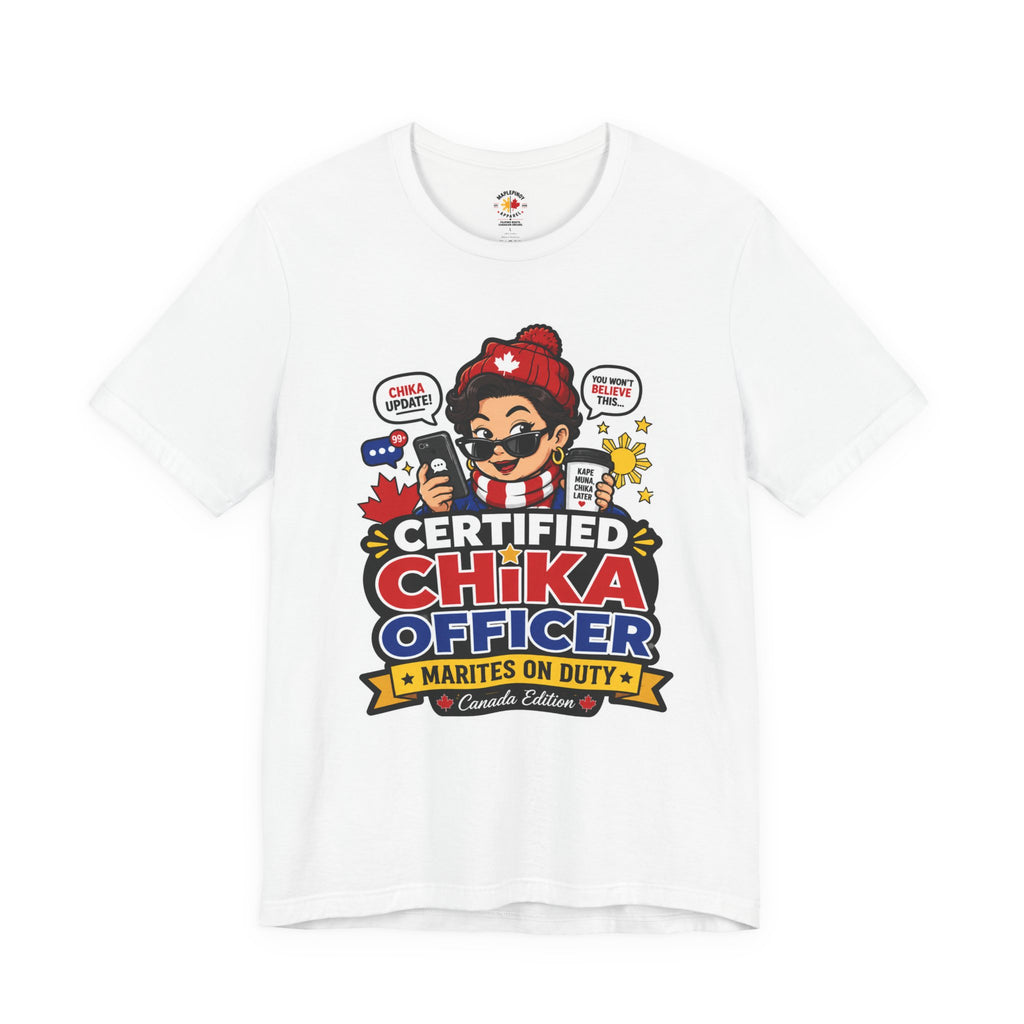 Certified Chika Officer — Funny Filipino Pride Tee