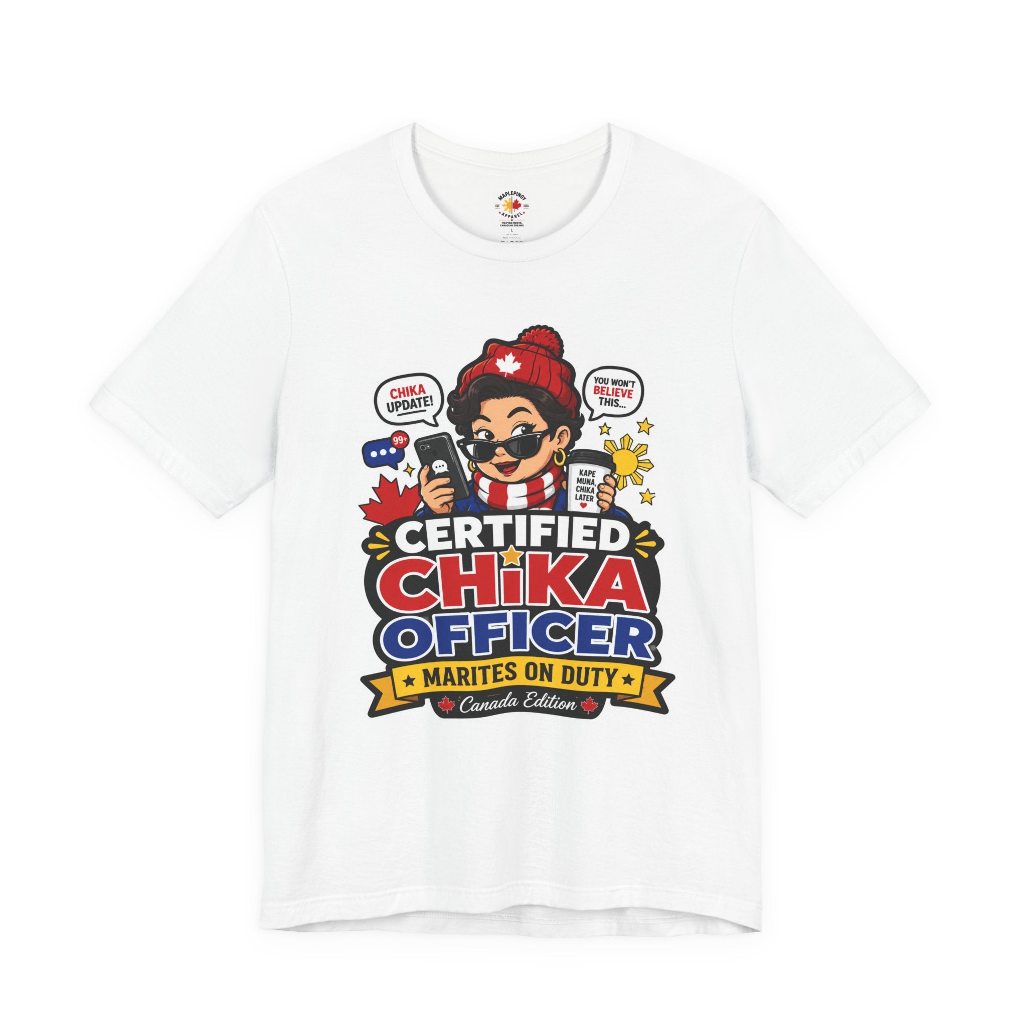 Certified Chika Officer — Funny Filipino Pride Tee