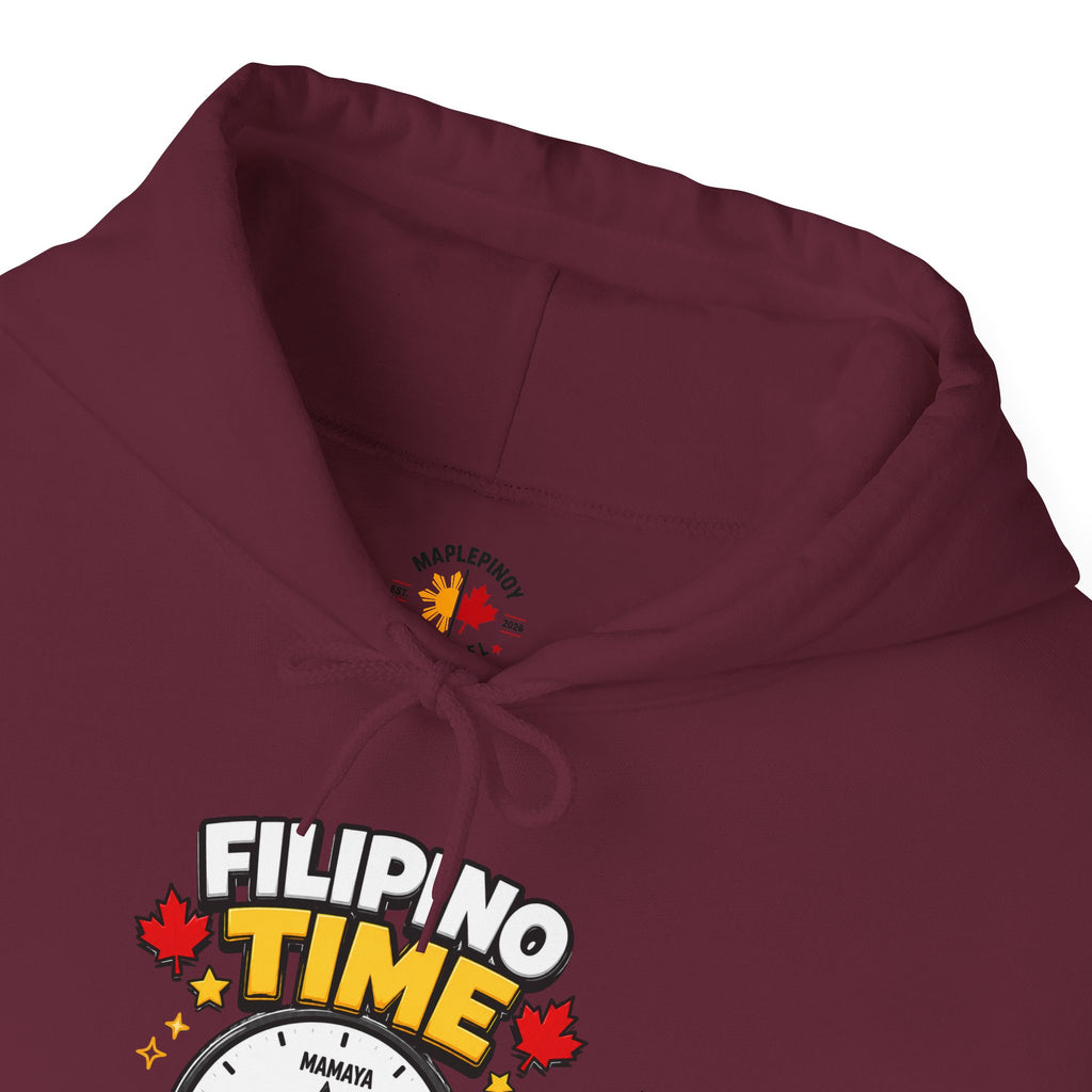 Filipino Time — Funny Pinoy Canadian Graphic Hoodie