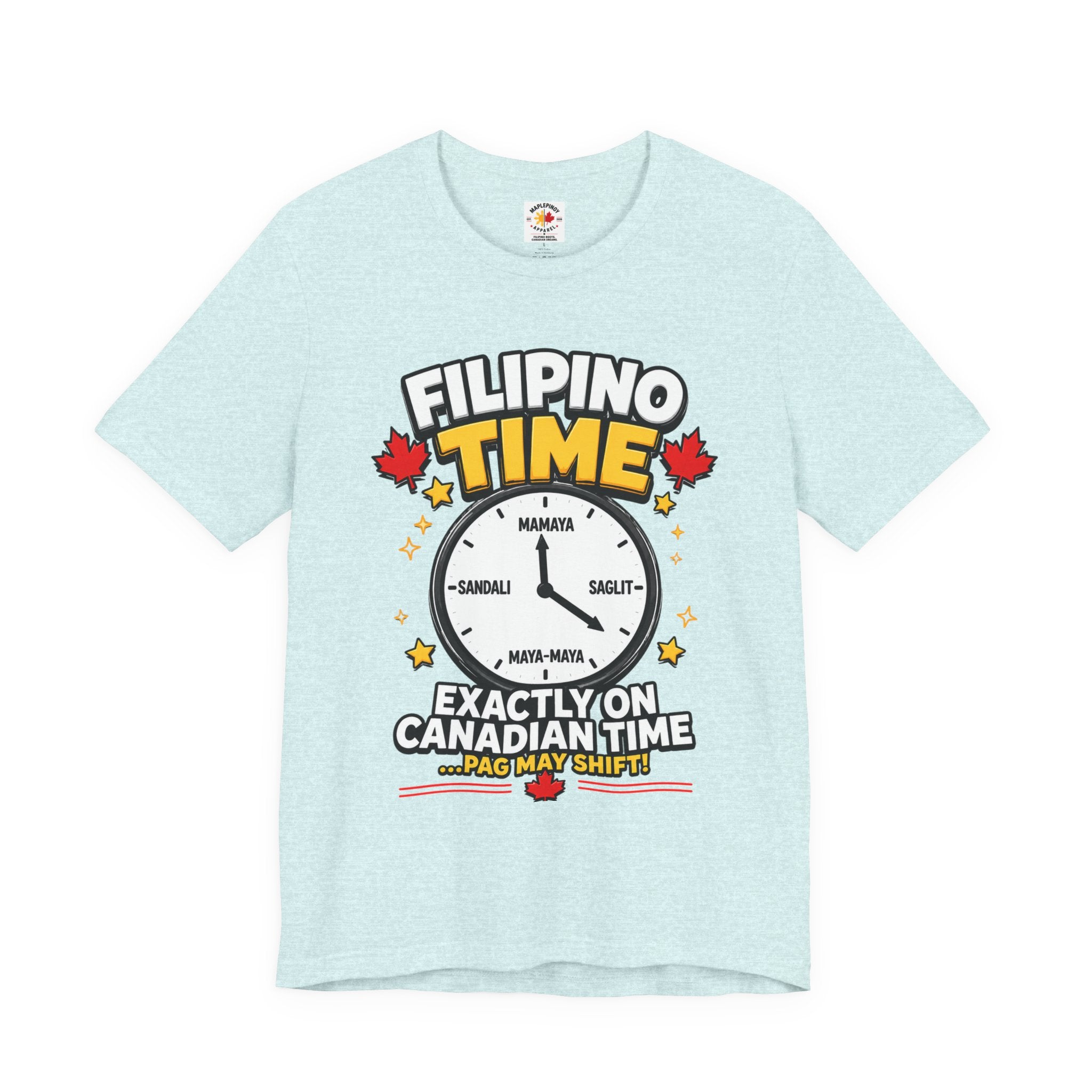 Filipino Time — Funny Pinoy Canadian Clock Tee