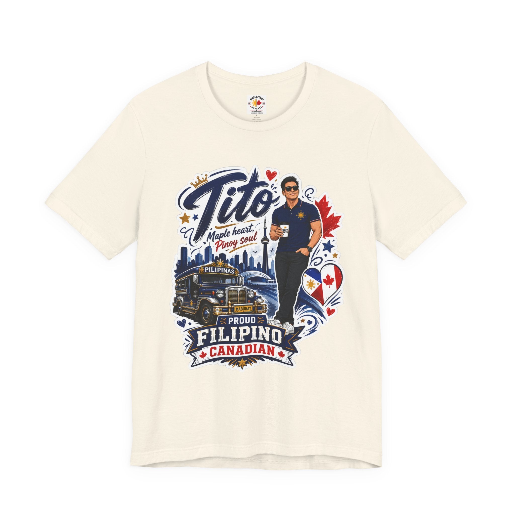 Tito Proud Filipino Canadian T-Shirt – Maple Heart Pinoy Soul Tee
