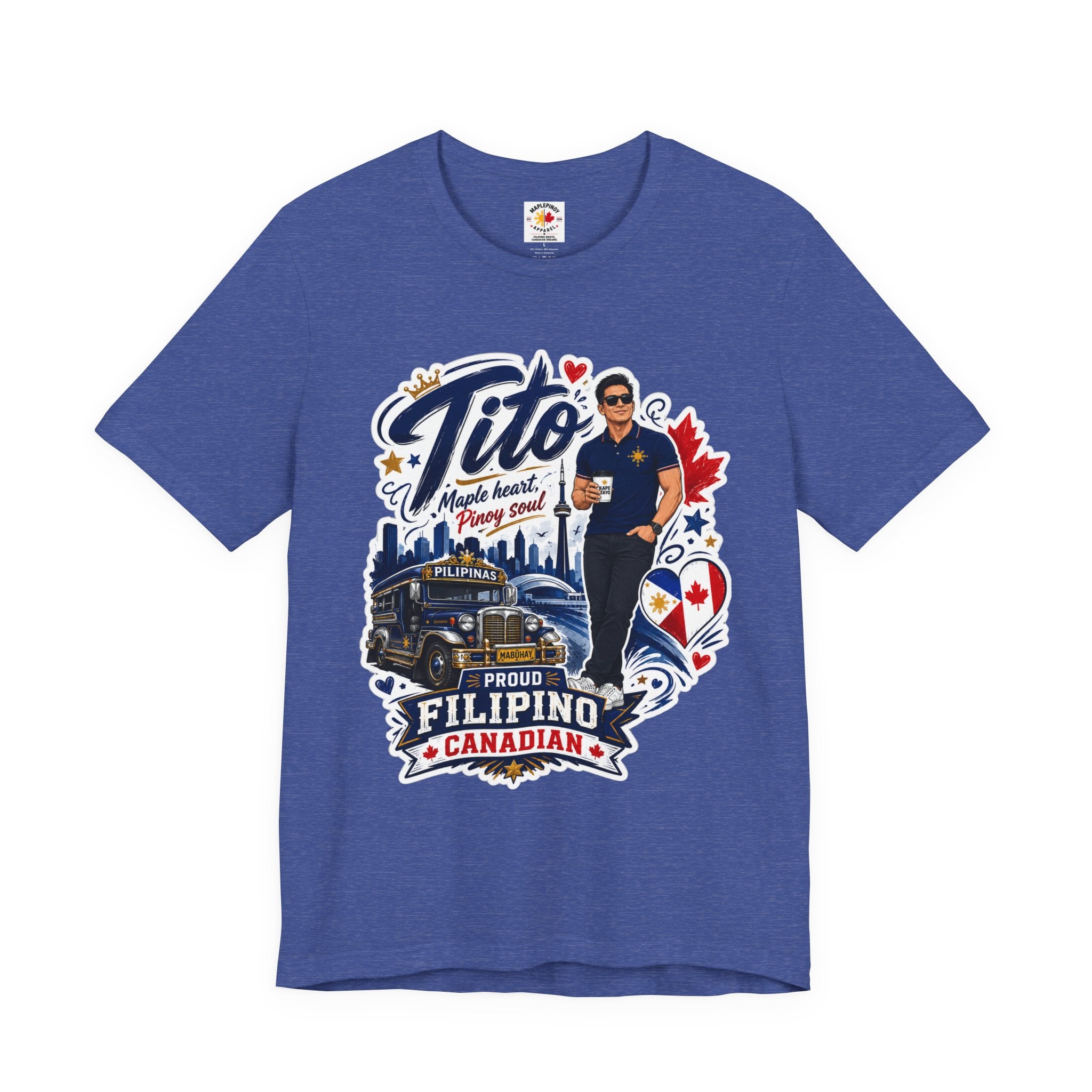 Tito Proud Filipino Canadian T-Shirt – Maple Heart Pinoy Soul Tee