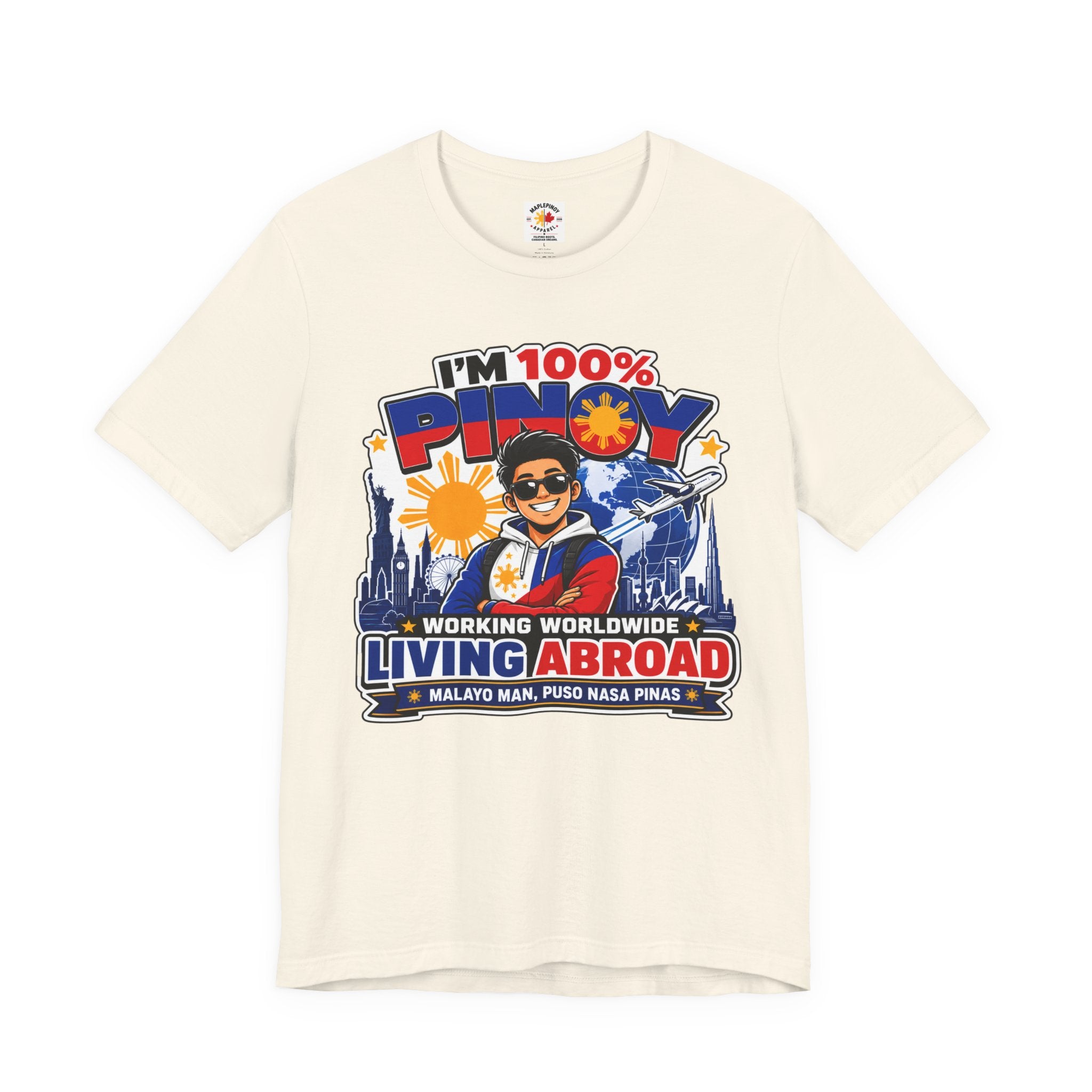 100% Pinoy, Living Abroad — Filipino Pride Tee