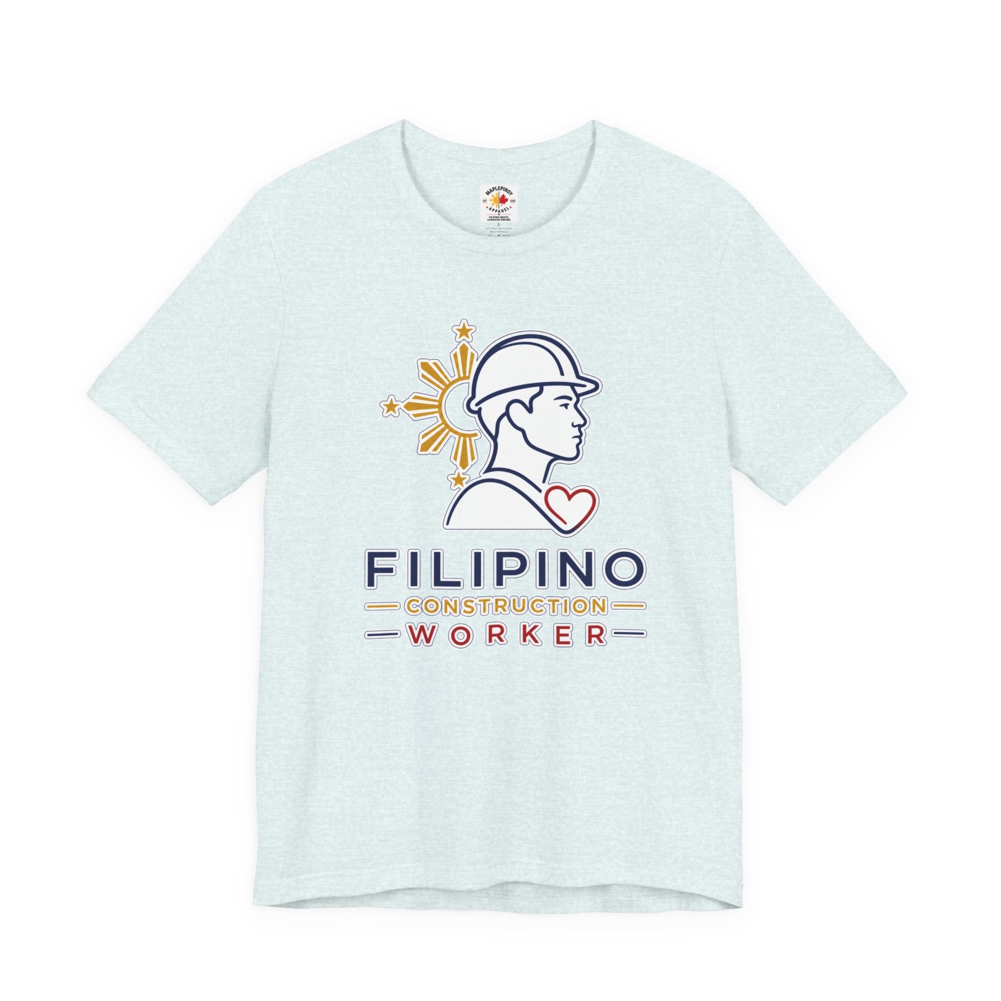 Kayod Para sa Pamilya — Filipino Construction Worker Pride Tee