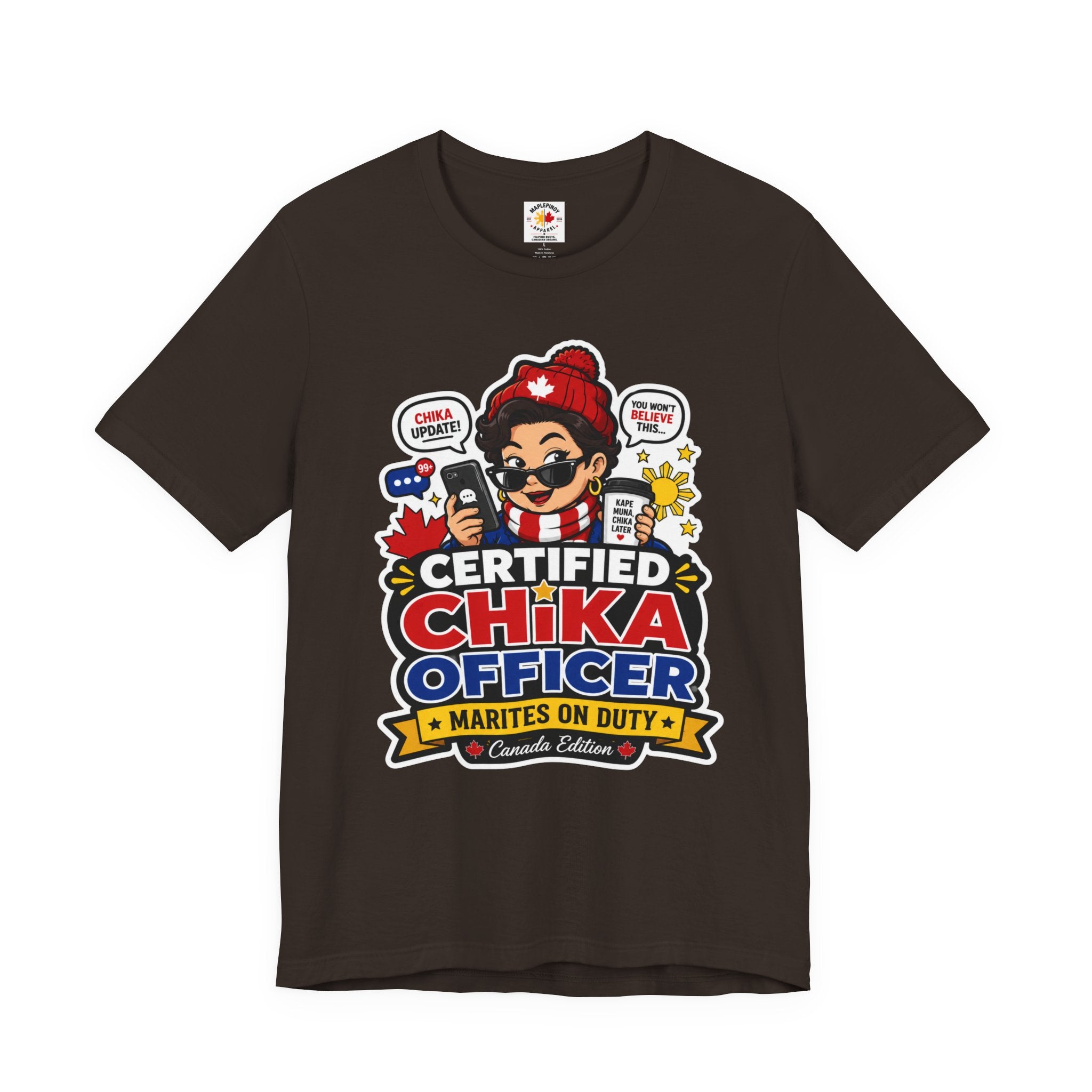 Certified Chika Officer — Funny Filipino Pride Tee