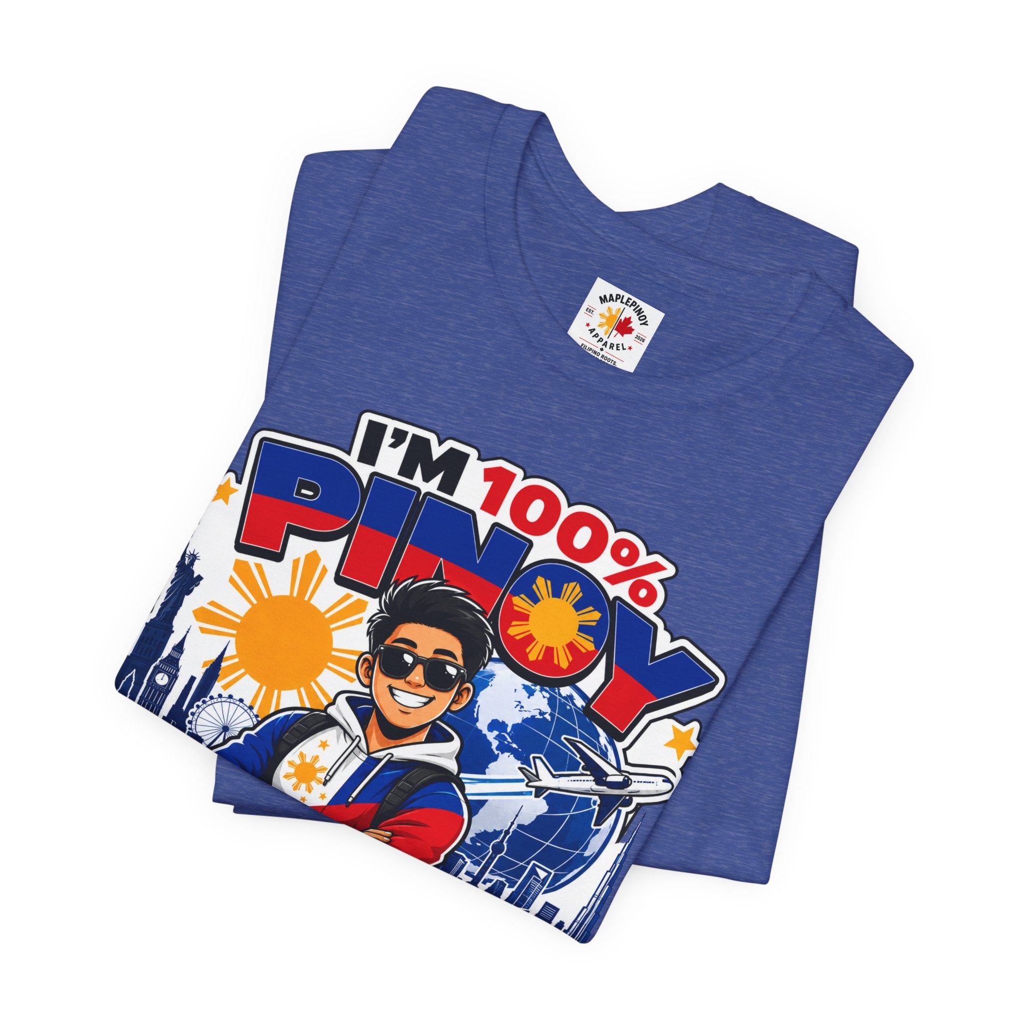100% Pinoy, Living Abroad — Filipino Pride Tee
