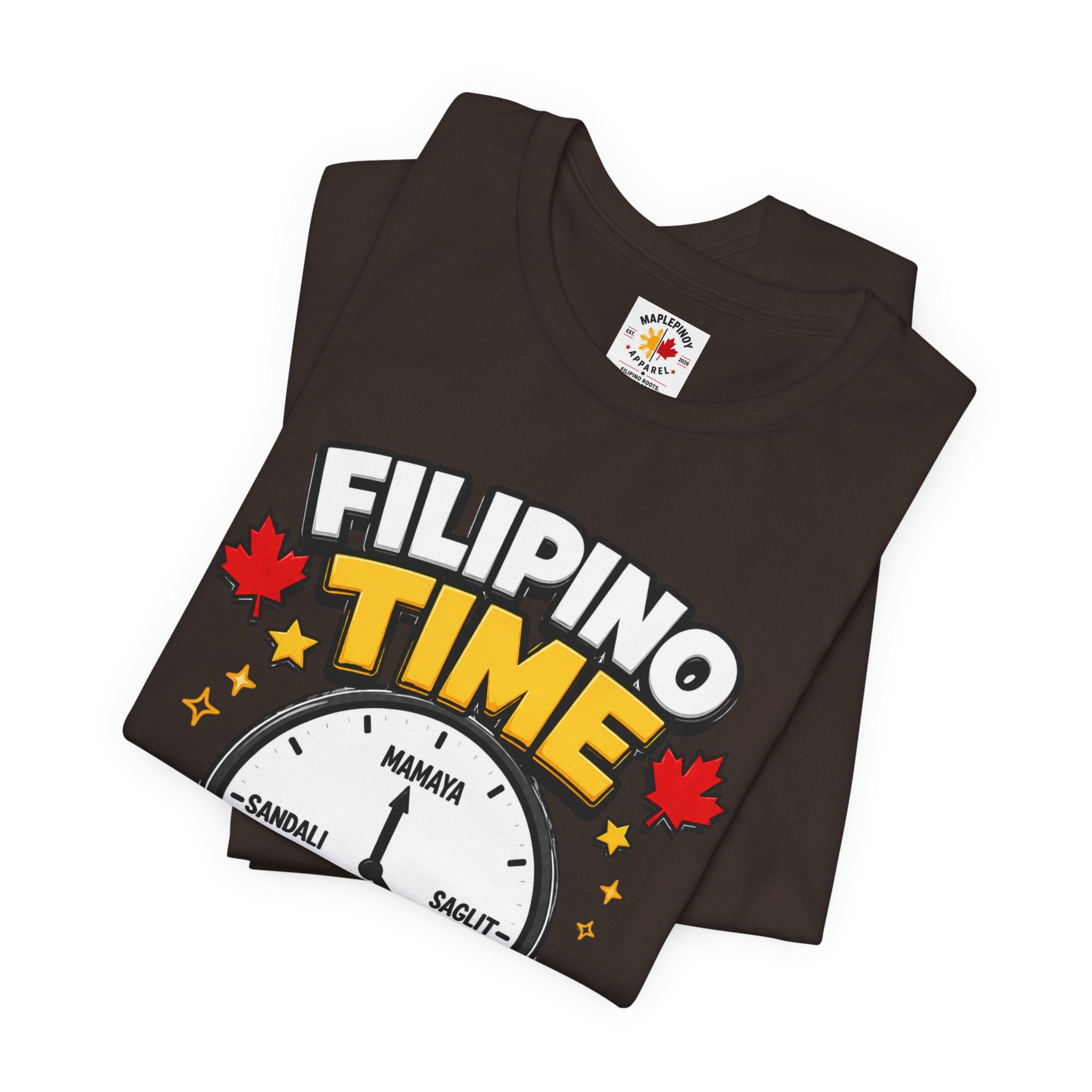 Filipino Time — Funny Pinoy Canadian Clock Tee